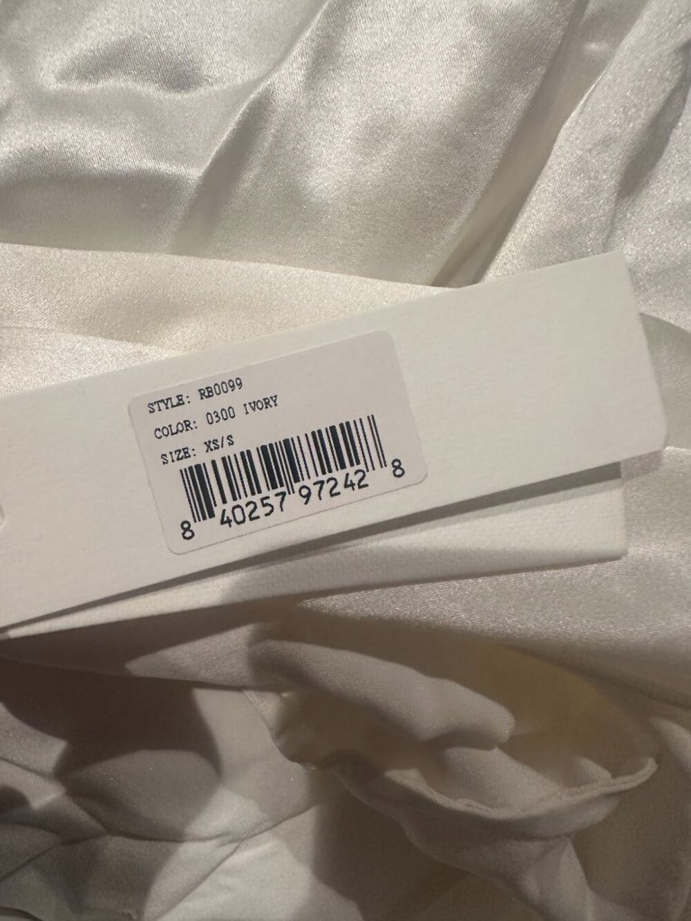 Fleur du Mal Bride Embroidered Angel Sleeve Robe - NWT SIZE XS/S - Picture 3 of 3
